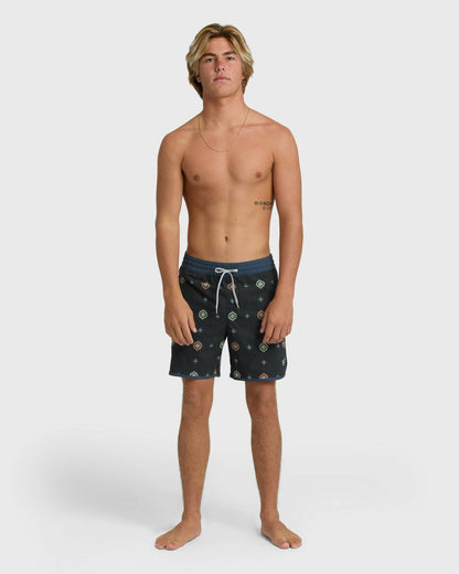 Billabong Men's Seventy Three Layback 16\" Trunks - Navy