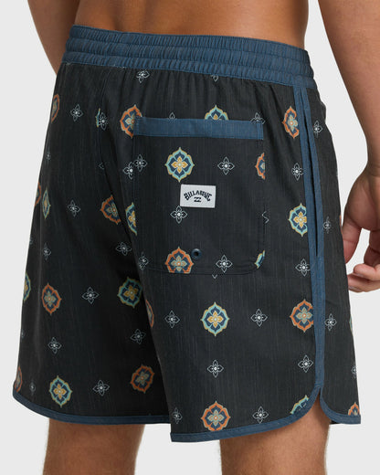 Billabong Men's Seventy Three Layback 16\" Trunks - Navy