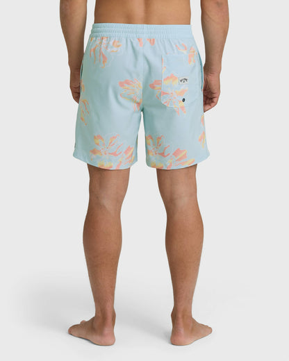 Billabong Men's Seventy Three Layback 16\" Trunks - Dusty Blue