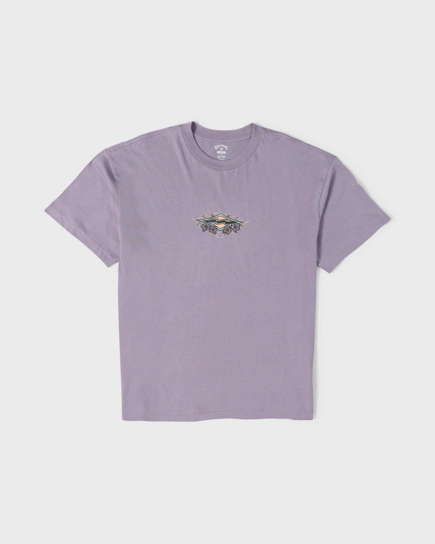 Billabong Men's Biscus OG Short Sleeve Cotton T-Shirt - Purple Ash