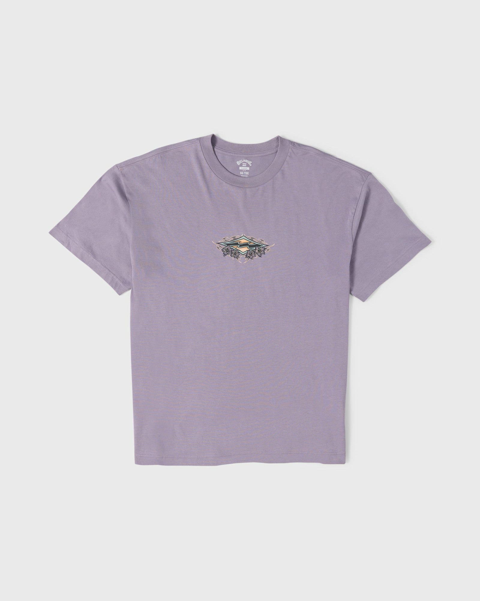 Billabong Men's Biscus OG Short Sleeve Cotton T-Shirt - Purple Ash