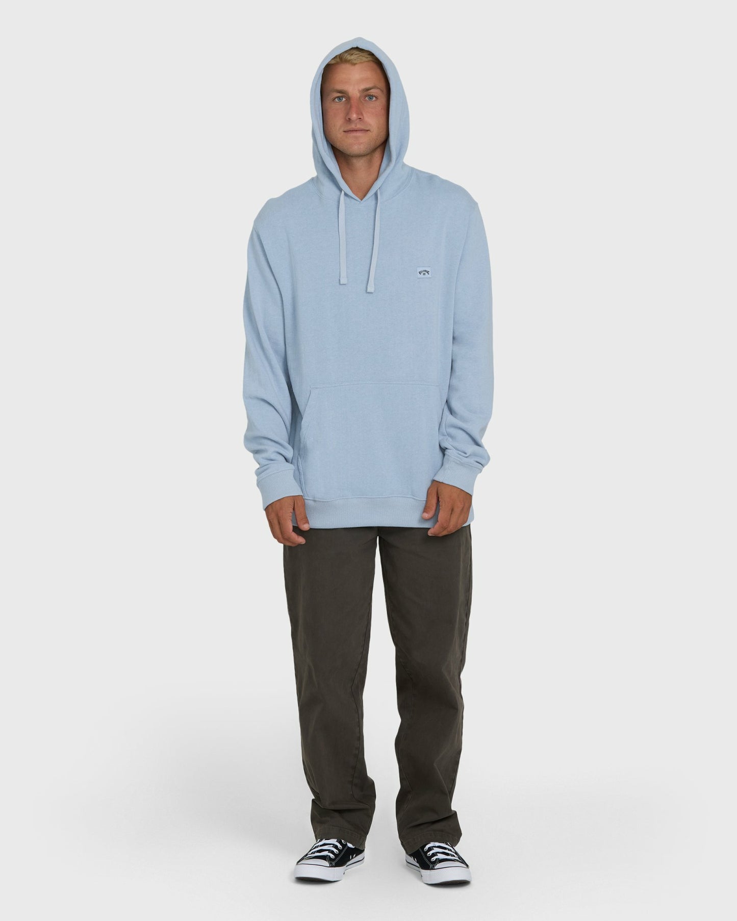 Billabong Men's All Day Pullover Hoodie - Blue Fog