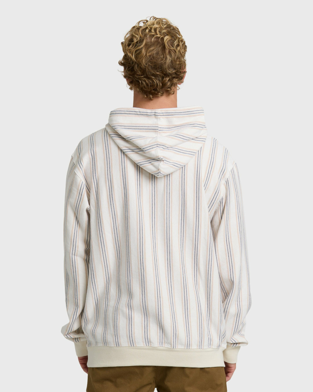 Billabong Men's Rancho Pullover YD Pullover Hoodie - Oatmeal