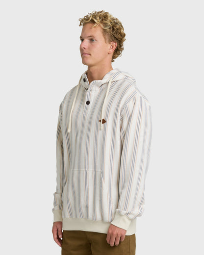 Billabong Men's Rancho Pullover YD Pullover Hoodie - Oatmeal