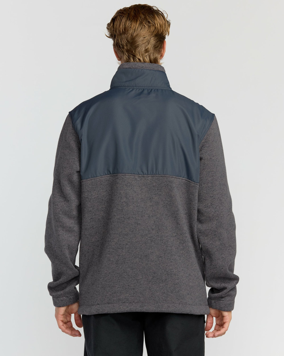 Billabong Men's Boundary Blocked Mockneck Sweatshirt - Dusty Purple