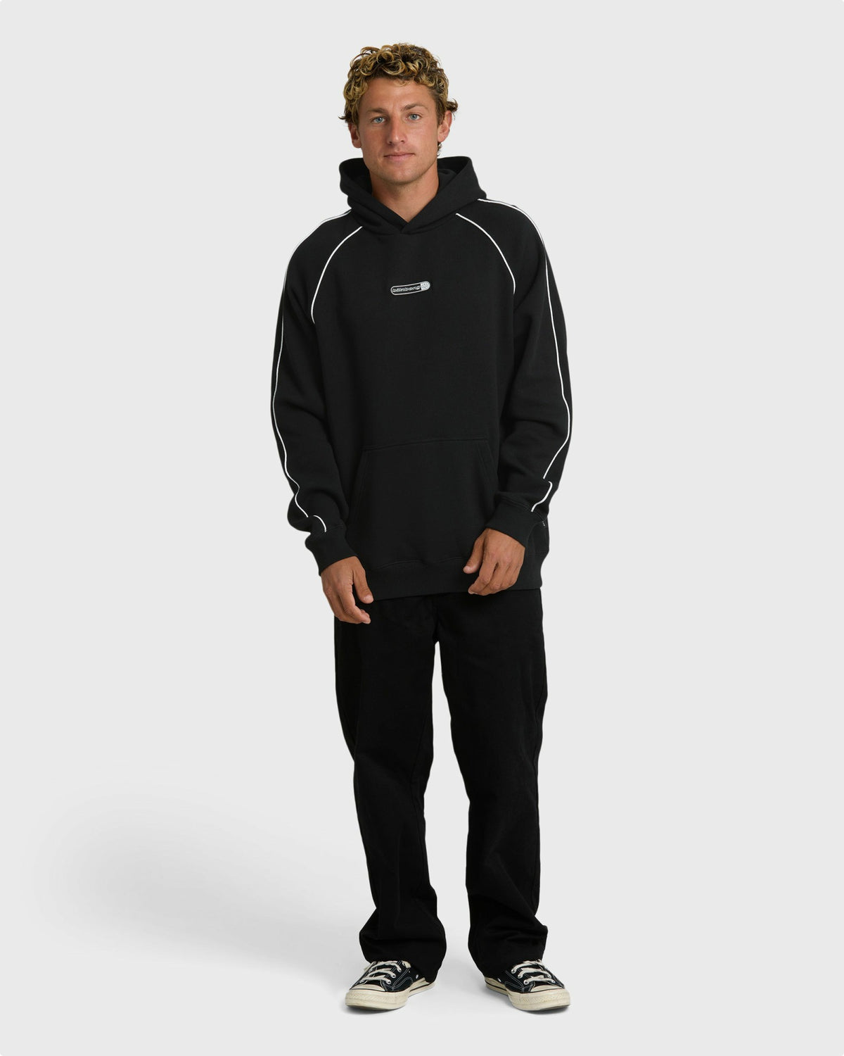 Billabong Men's Spec 73 Orbit Pop Pullover Hoodie - Black
