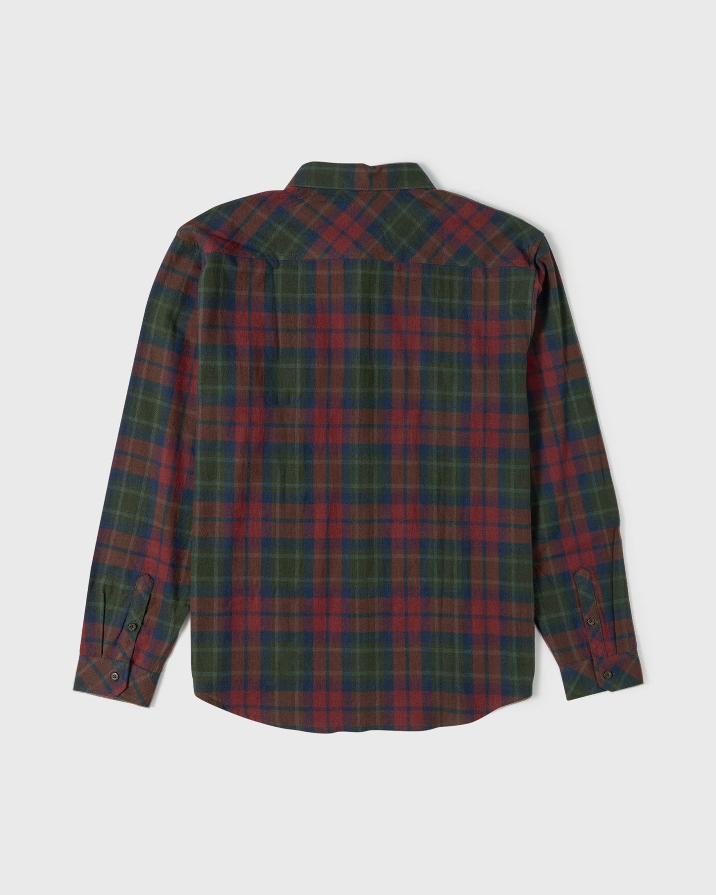 Billabong Men's Coastline Long Sleeve Flannel Shirt - Tortoise Shell