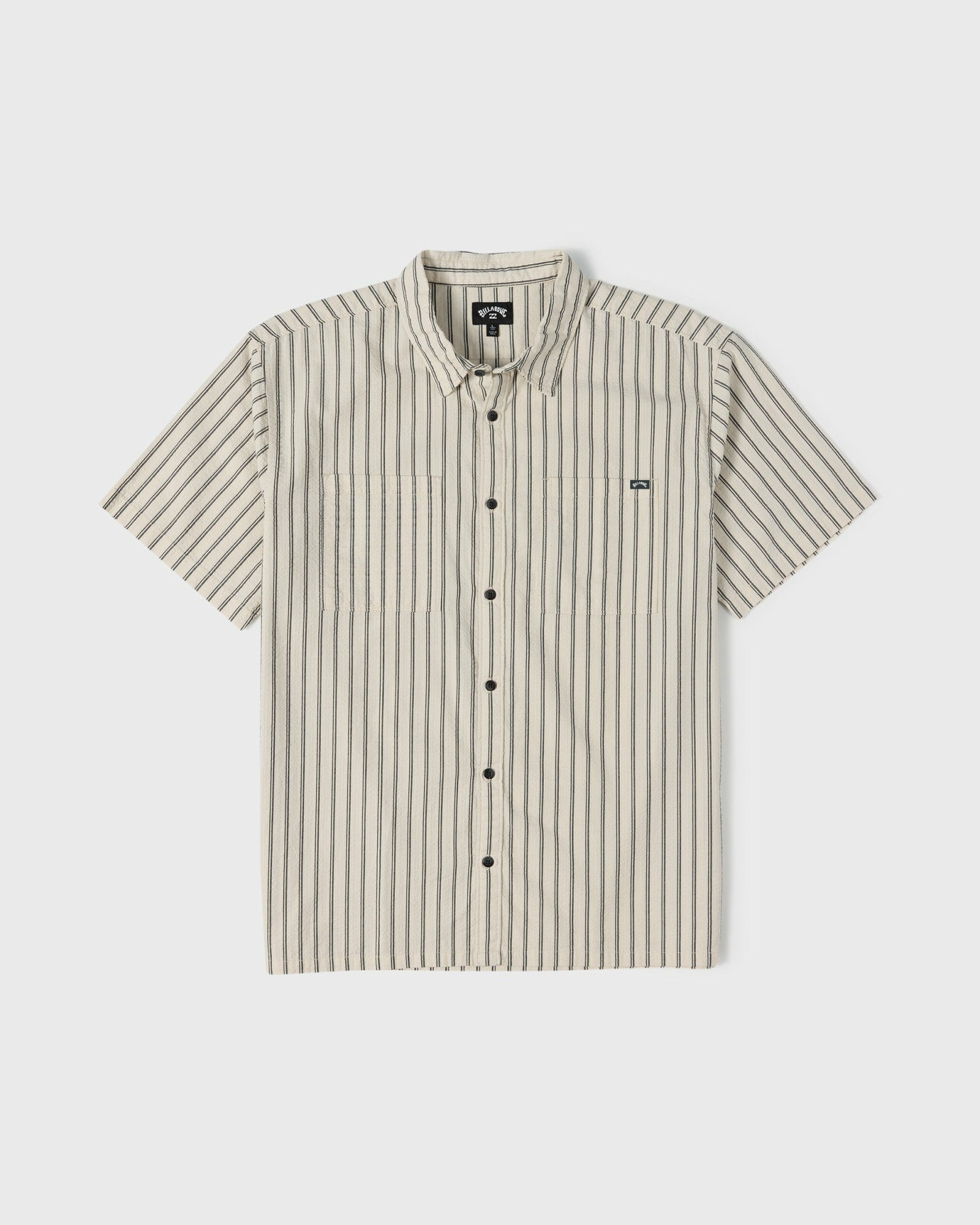 Billabong Men's Vista Short Sleeve Woven Shirt - Off White