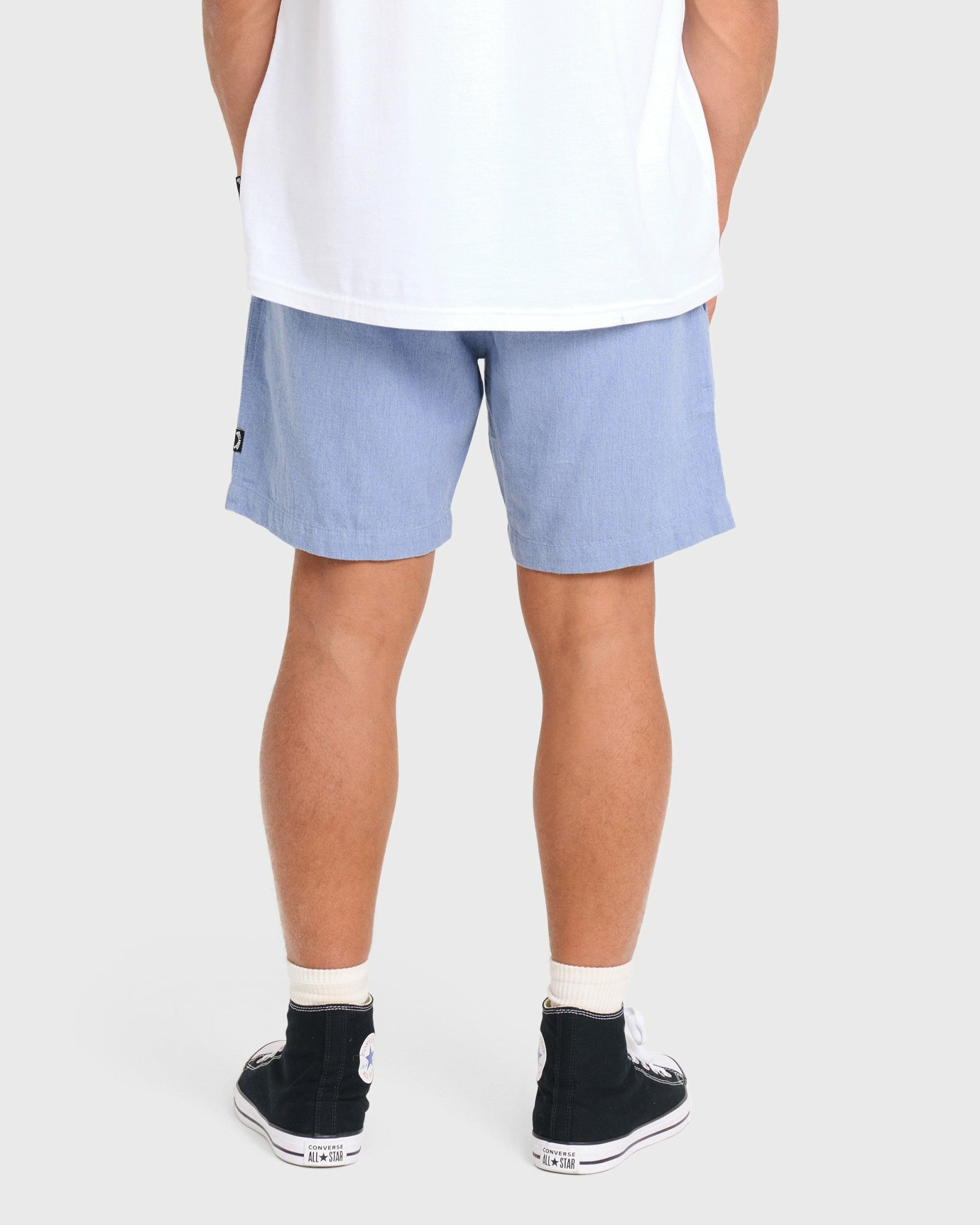 Billabong Men's San O Layback Linen Shorts - Blue Heather
