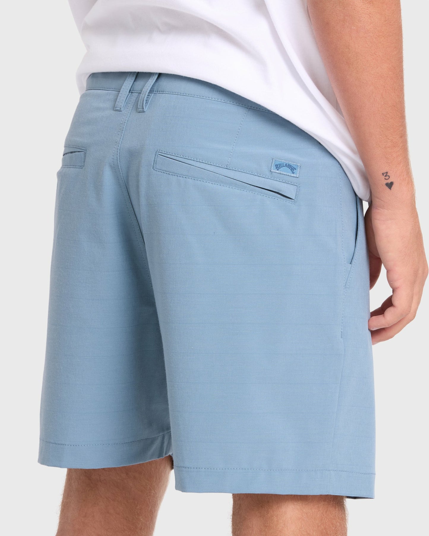 Billabong Men's Crossfire Submersible 17\" Amphibian Hybrid Shorts - Blue Fog