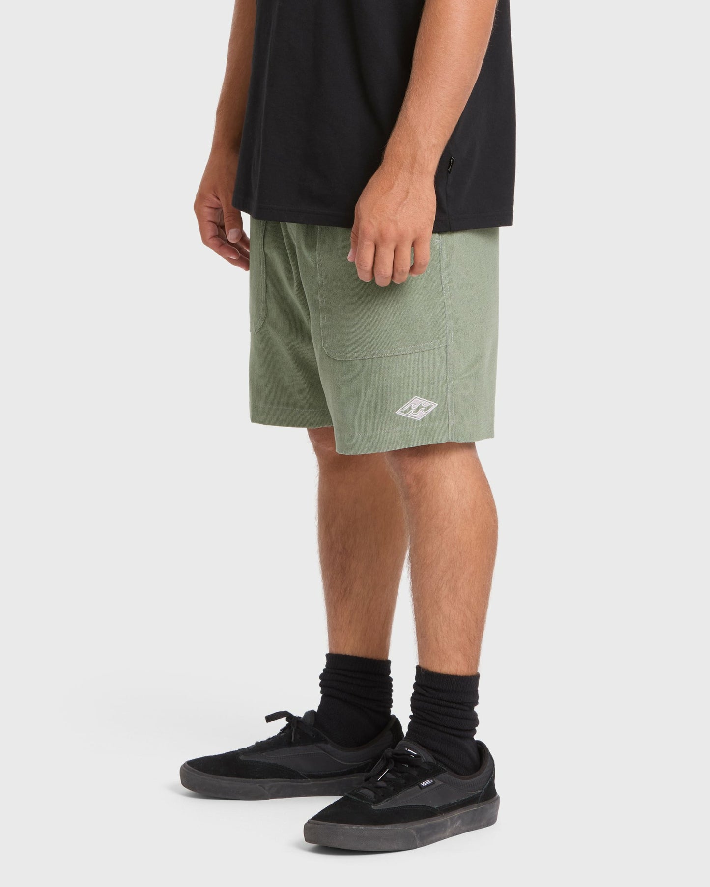 Billabong Men's De La Cruz Cord 18\" Amphibian Hybrid Shorts - Sea Spray