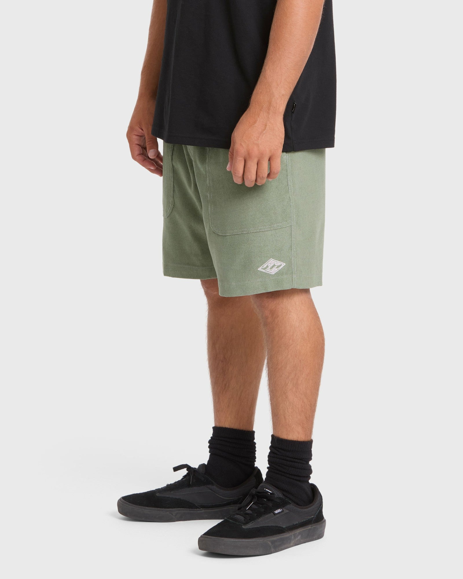 Billabong Men's De La Cruz Cord 18\" Amphibian Hybrid Shorts - Sea Spray
