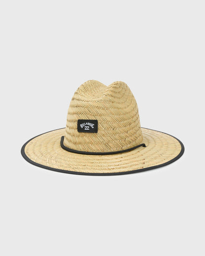 Billabong Men's Tides Print Straw Lifeguard Hat - Peach