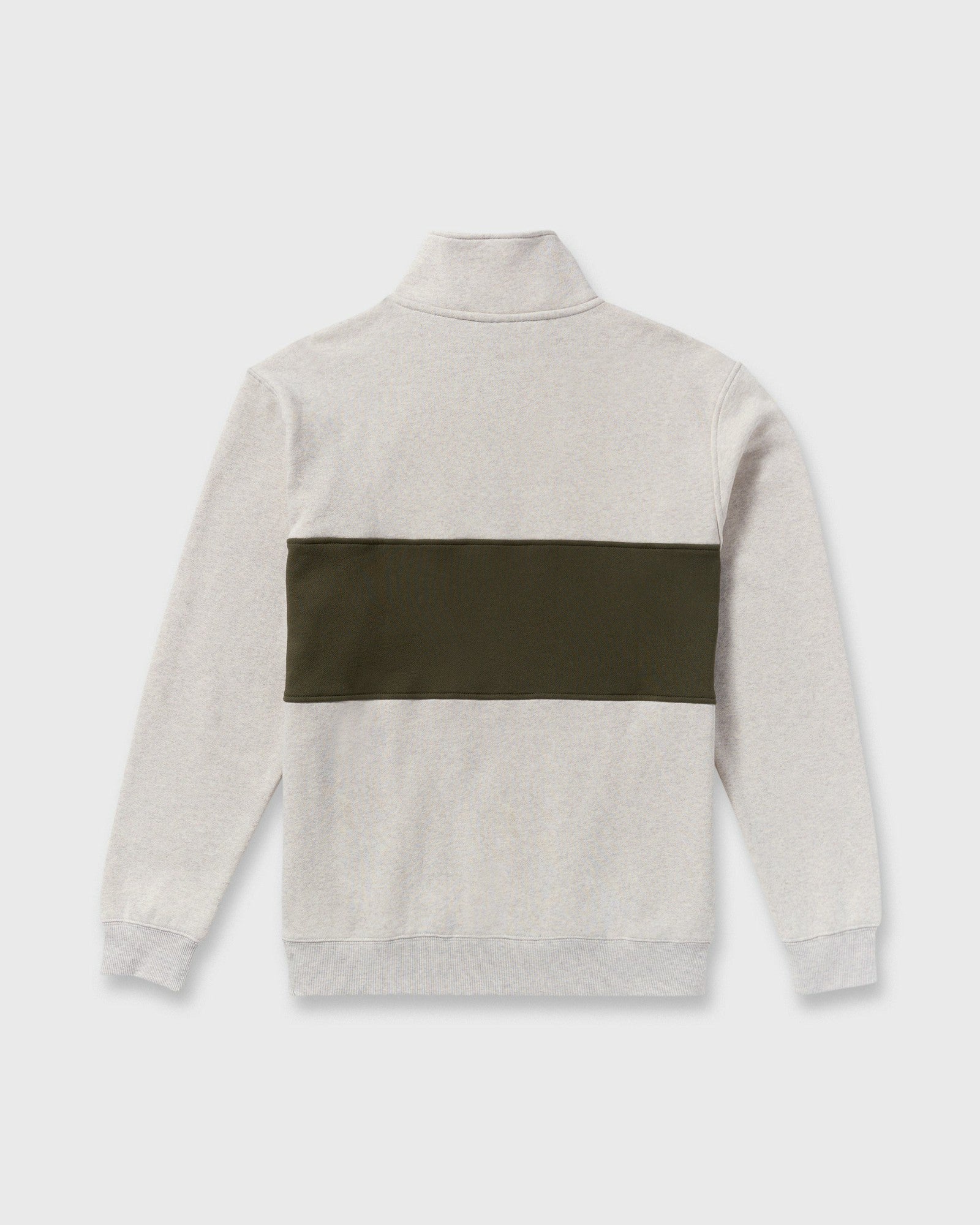 Billabong Men's Bad Dog 3\/4 Zip Mockneck Sweatshirt - Sand Htr