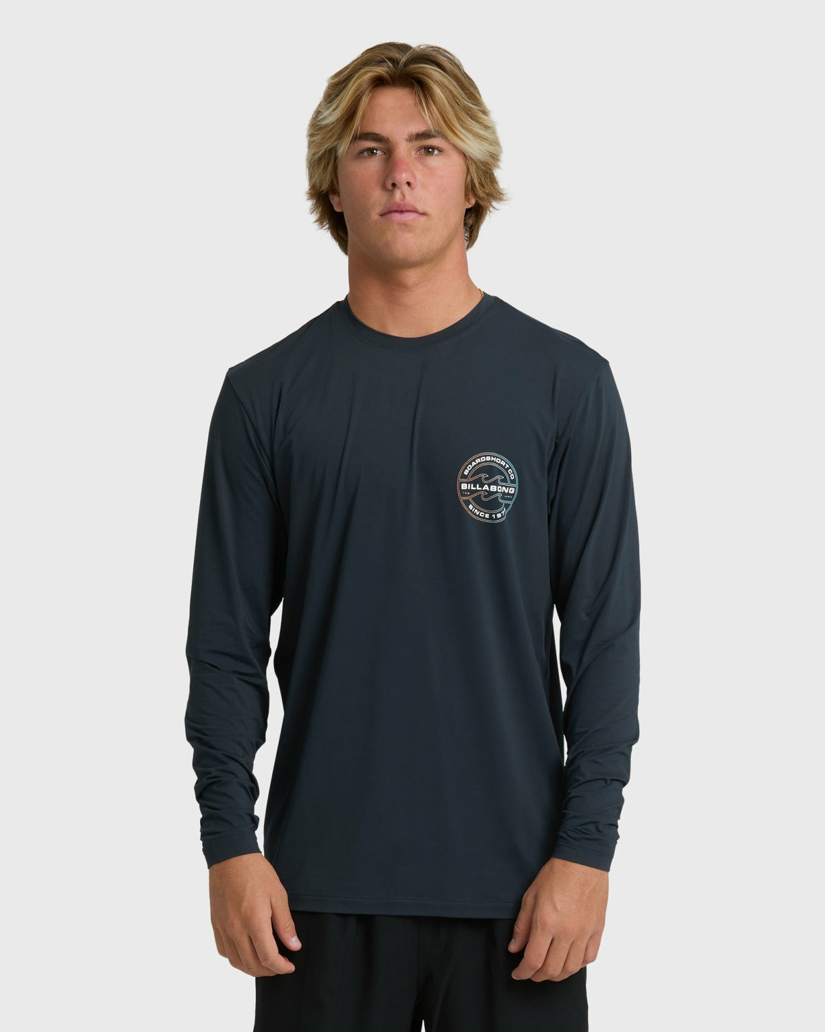 Billabong Men's Hollow Loose Fit Long Sleeve Surf Tee - Navy