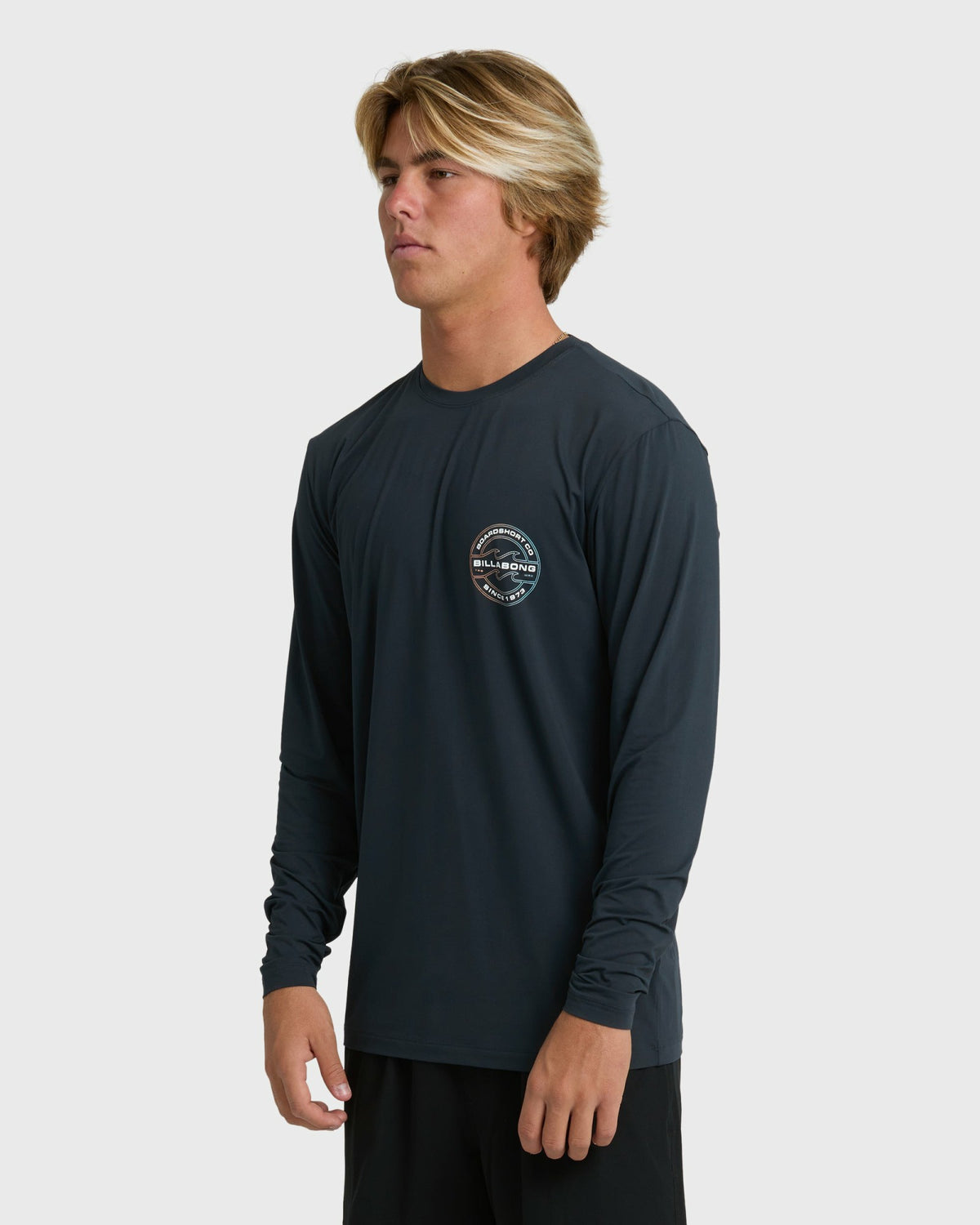 Billabong Men's Hollow Loose Fit Long Sleeve Surf Tee - Navy
