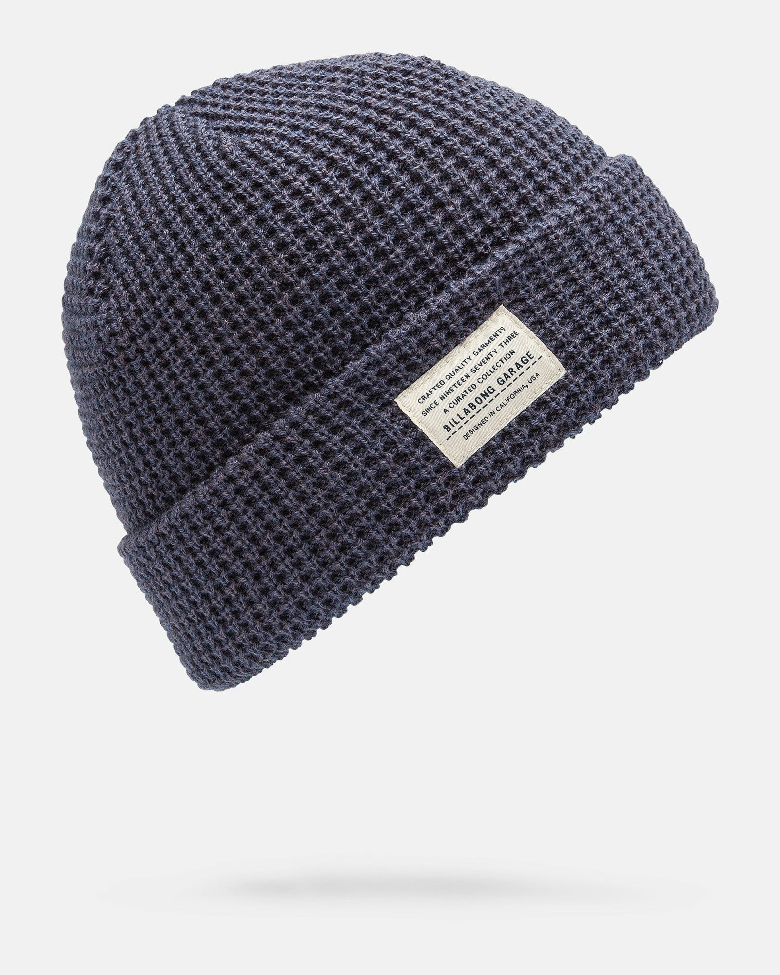Billabong Men's The Label Garage Beanie - Aged Indigo