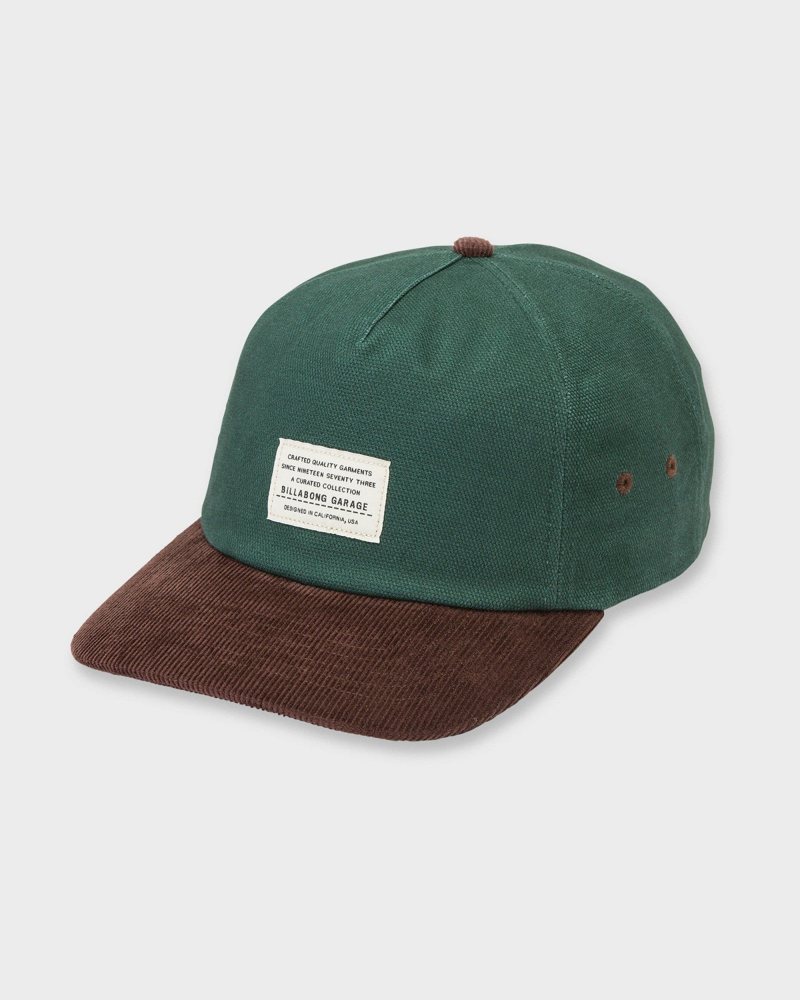 Billabong Men's Mill Spec Garage Strapback Hat - Teal