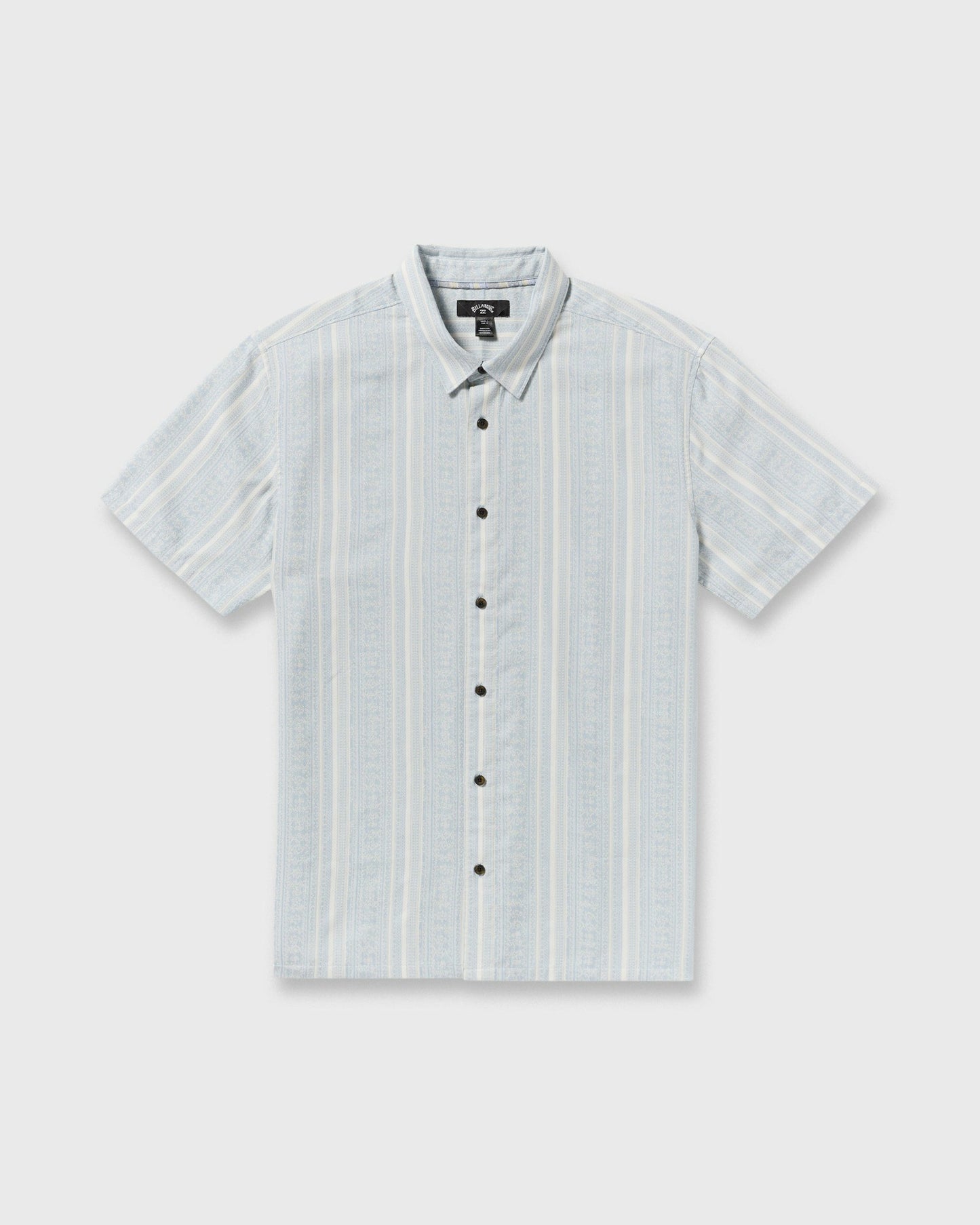 Billabong Men's Sunshines Garage Short Sleeve Shirt - Stone Blue