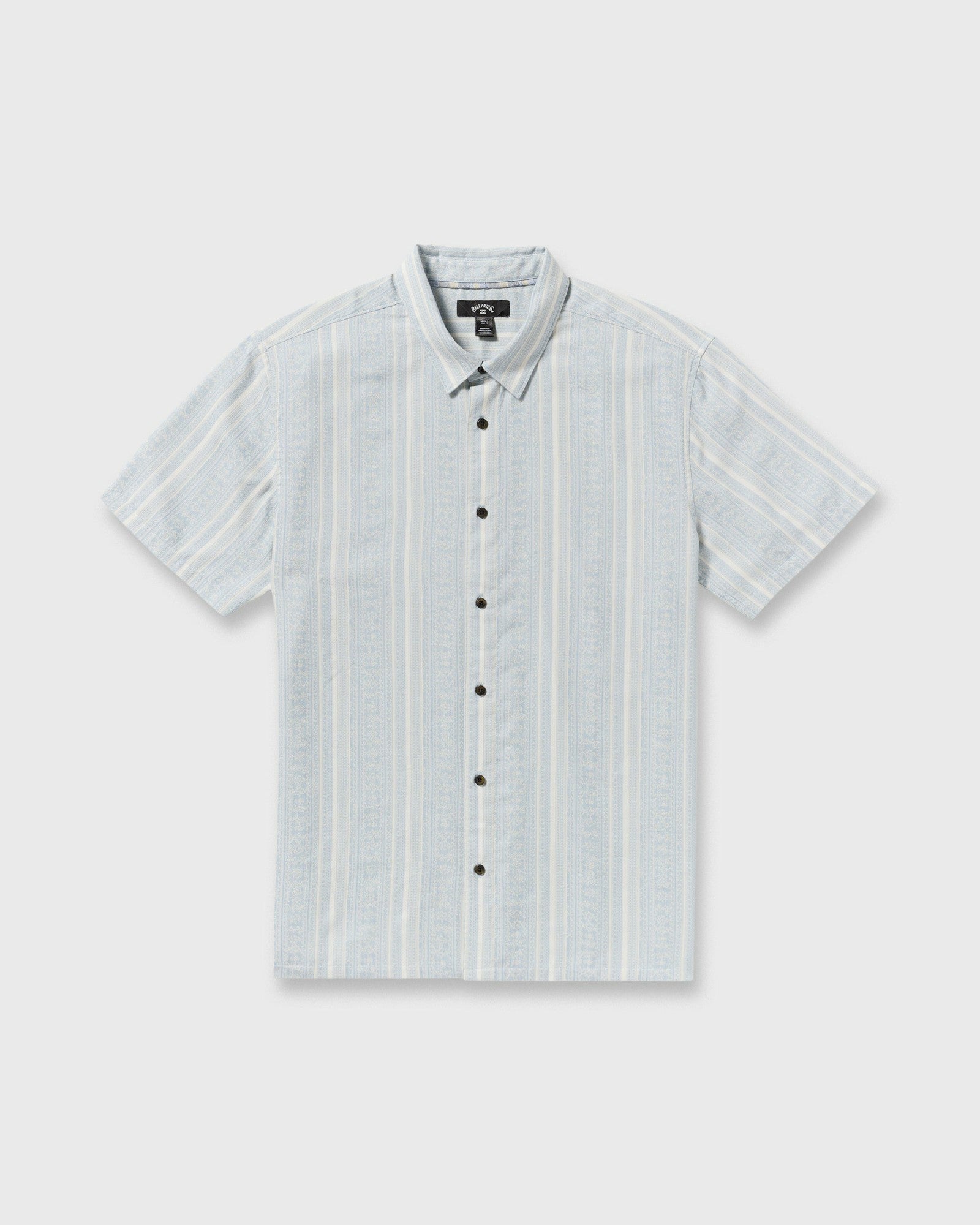 Billabong Men's Sunshines Garage Short Sleeve Shirt - Stone Blue