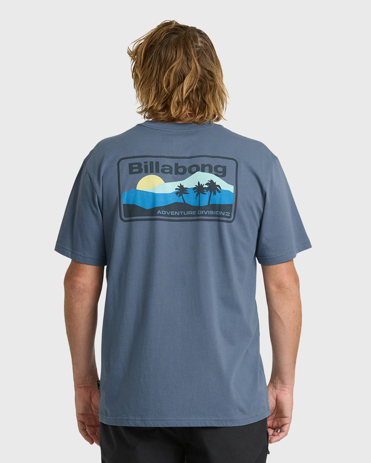 Billabong Men's Adventure Division Range Premium Short Sleeve Knit T-Shirt - China Blue