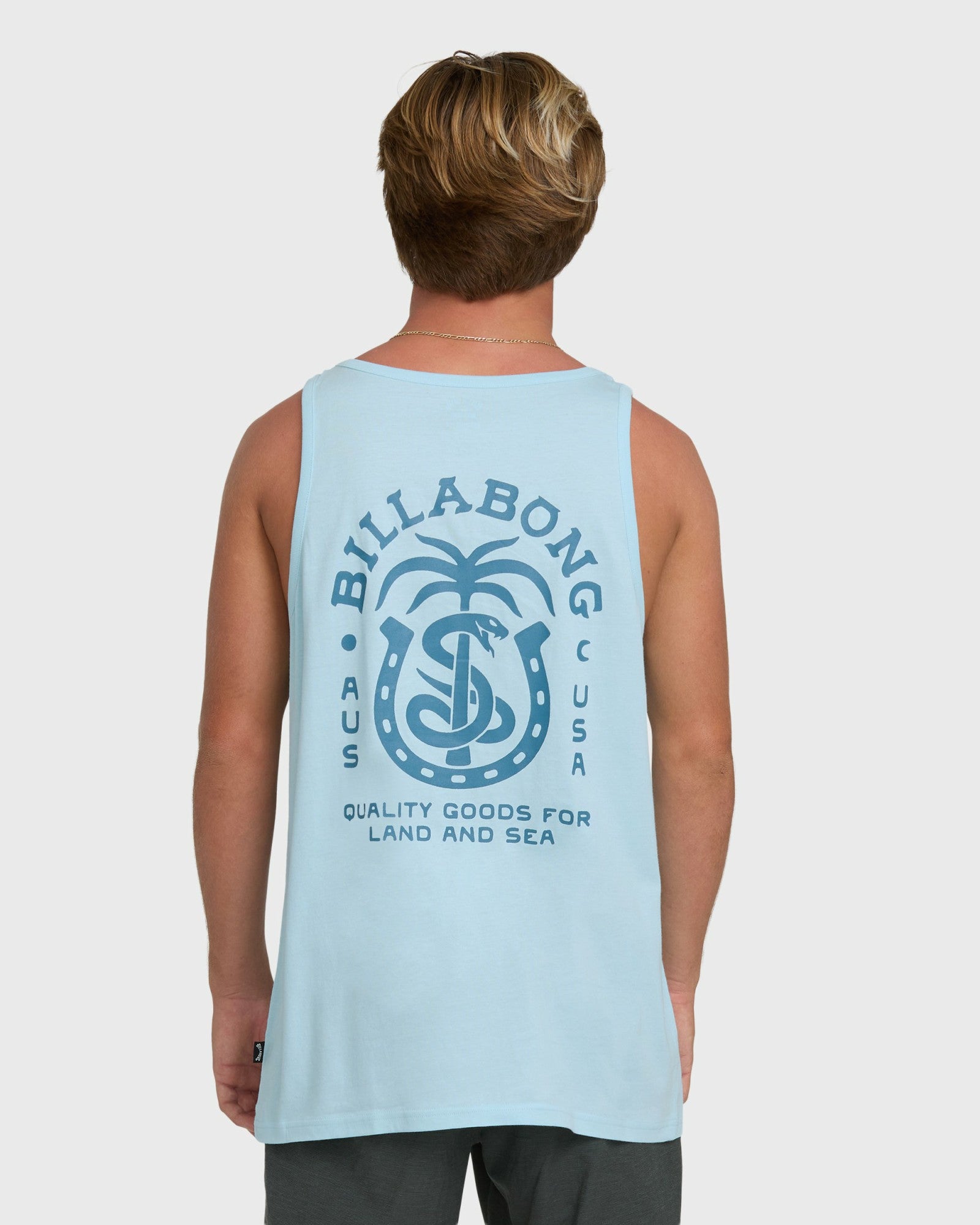 Billabong Men's Forge Premium Tank Top - Coastal Blue
