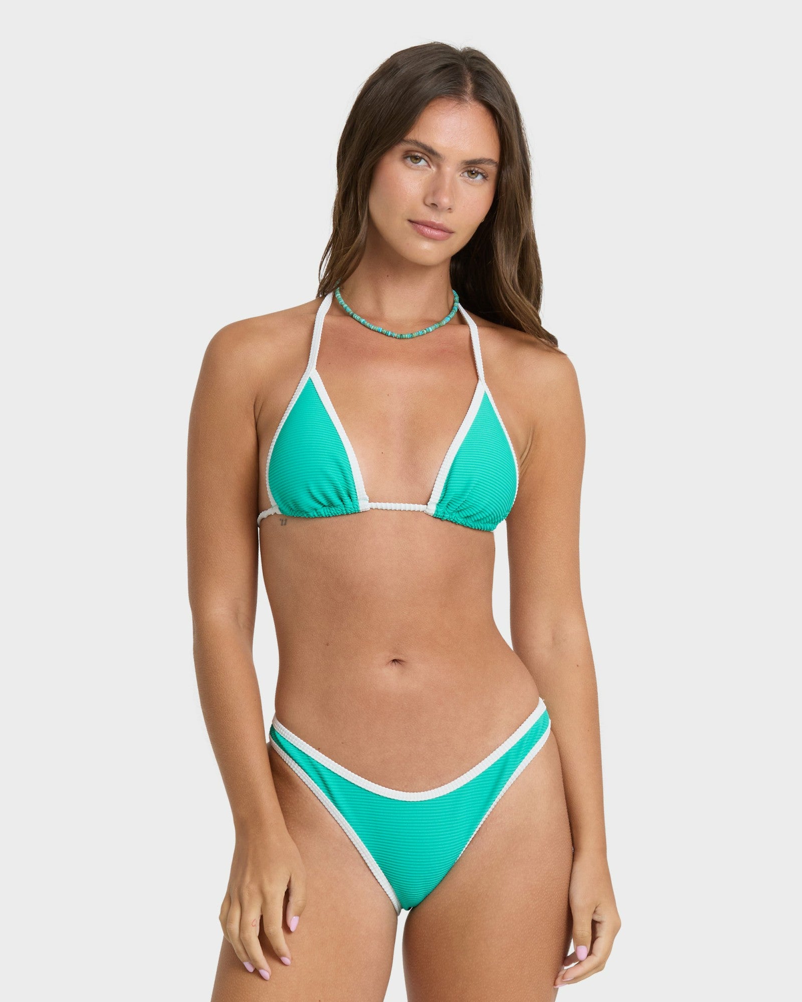 Billabong Women's Tanlines Bound Remi Triangle Bikini Top - Paradise Green
