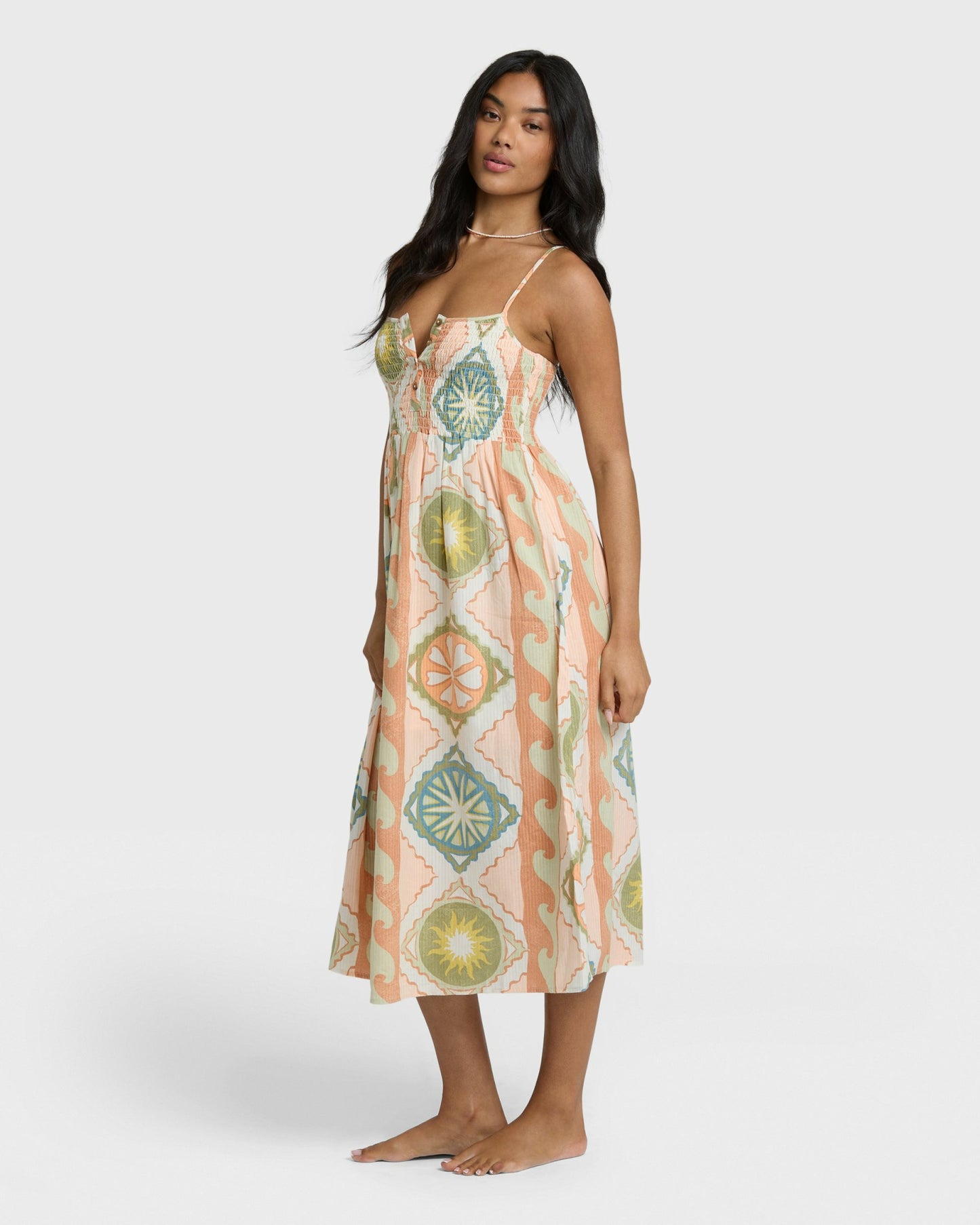 Billabong Women's Fever Dream Midi Dress - White Cap