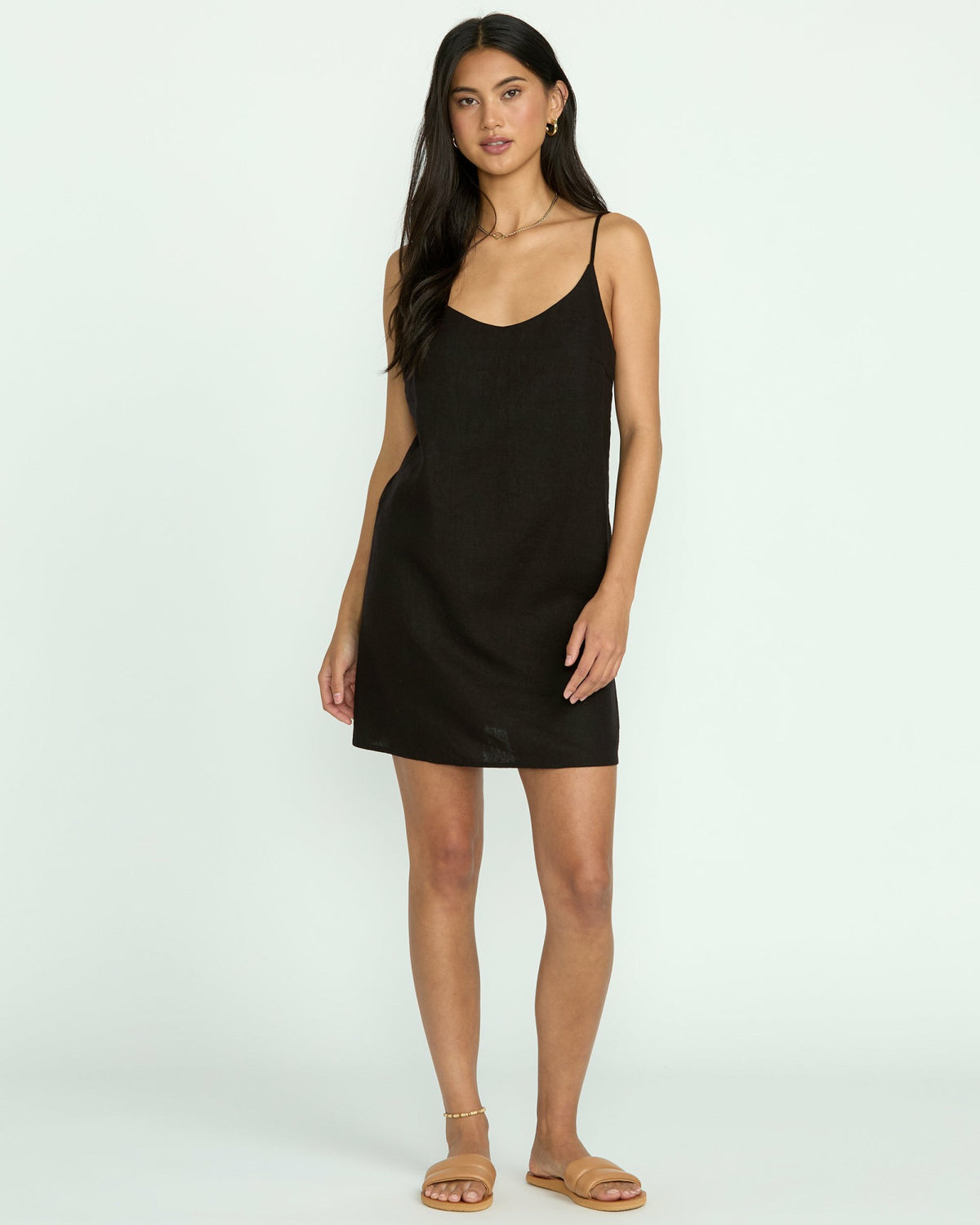 Billabong Women's Summer Love Mini Slip Dress - Black