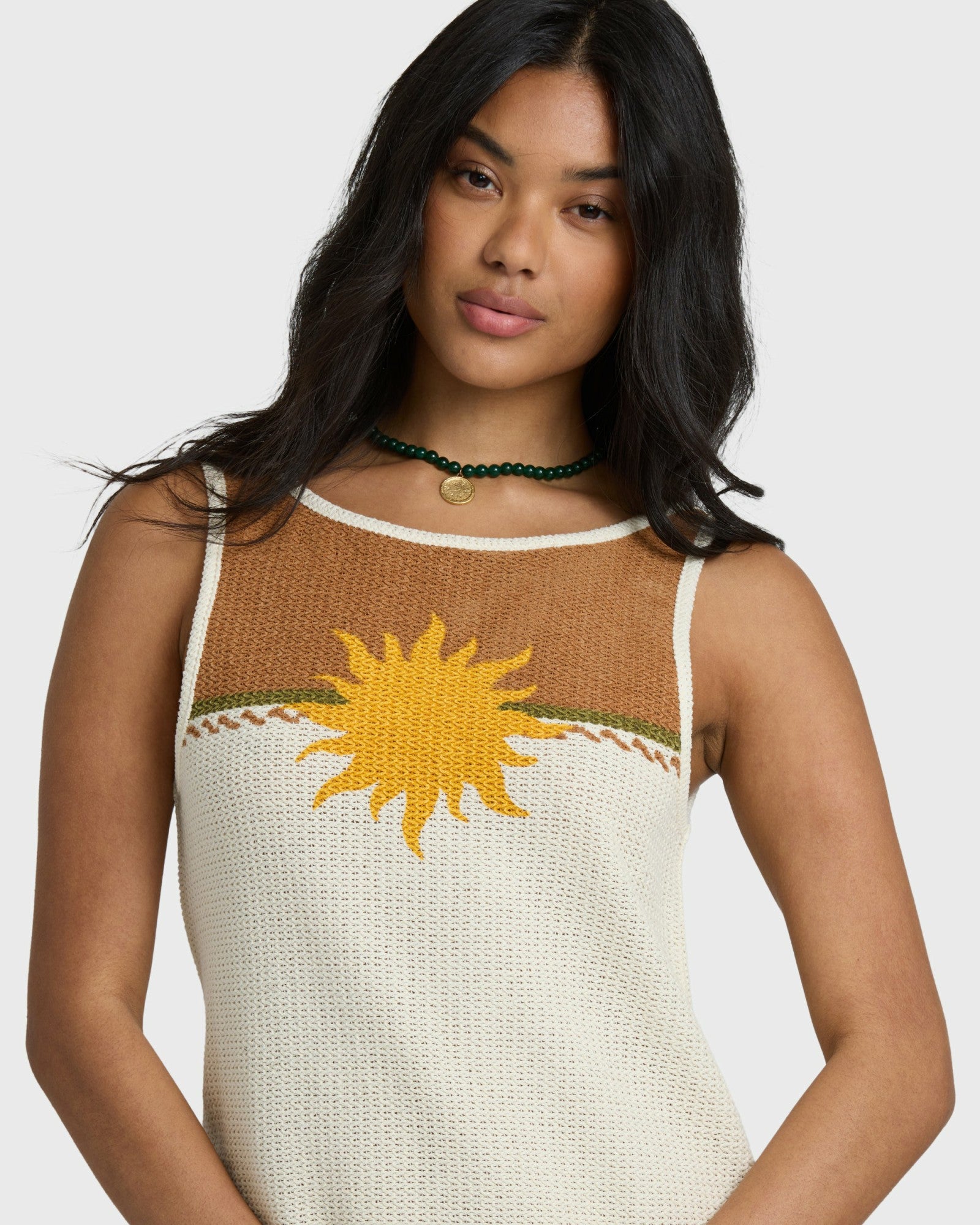 Billabong Women's Solar Babe Midi Dress - Caramel Cafe