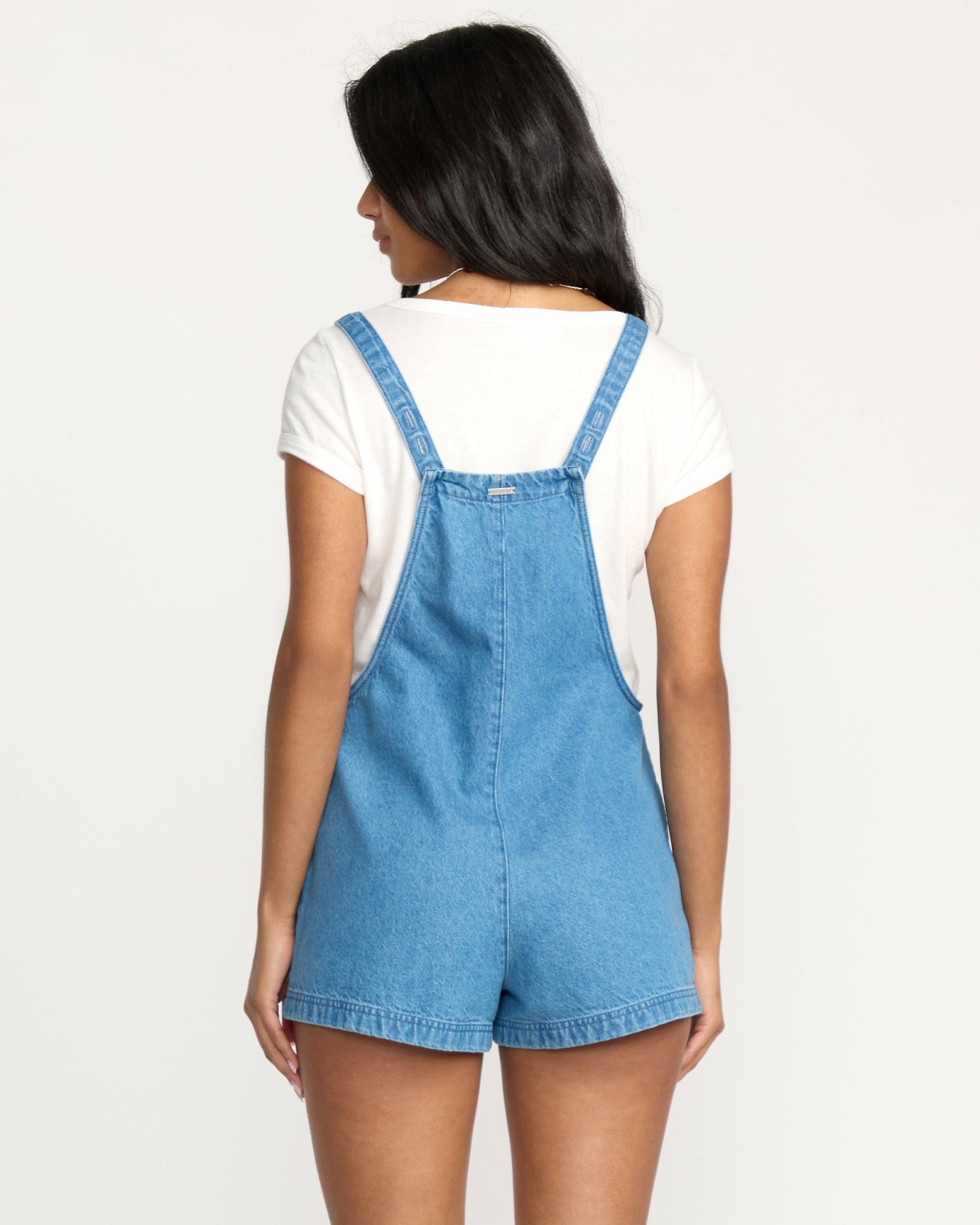 Billabong Women's Beach Crush Denim Overalls - Salt Washed