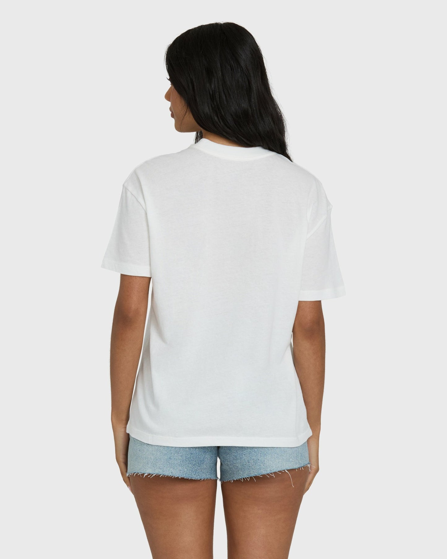 Billabong Women's Highs And Lows Short Sleeve Knit T-Shirt - Salt Crystal