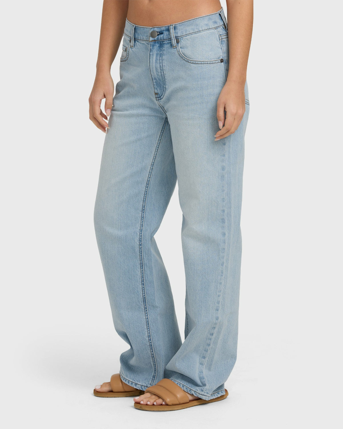 Billabong Women's Shifter Straight Leg Pants - Blue Glass