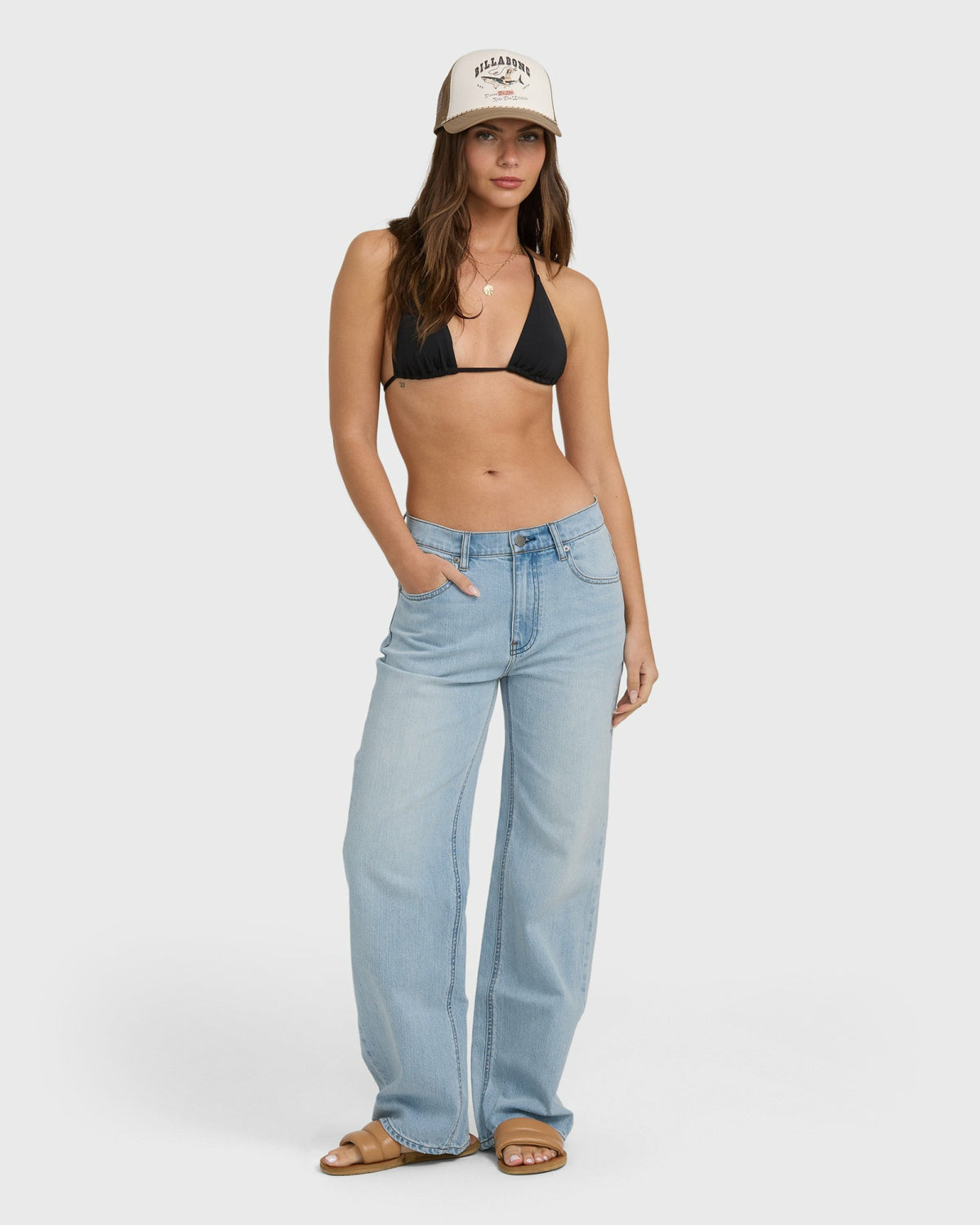 Billabong Women's Shifter Straight Leg Pants - Blue Glass