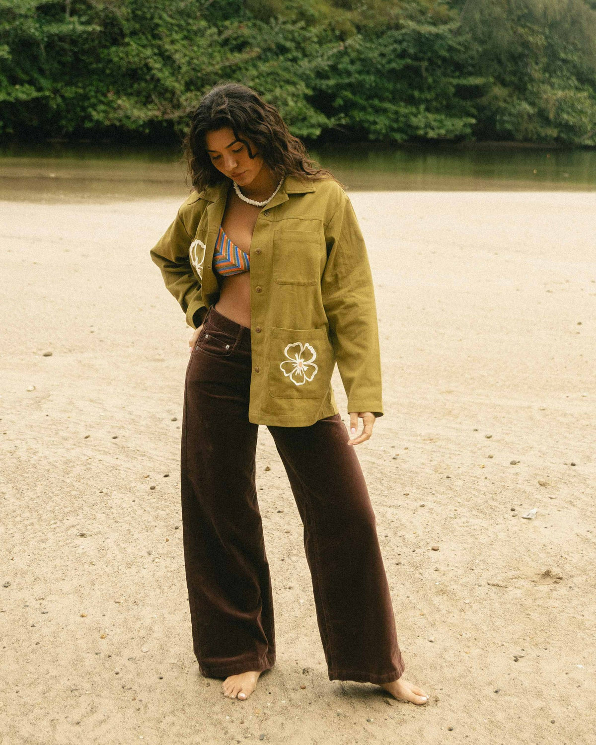 Billabong Women's Uncut Cordpants - Teak