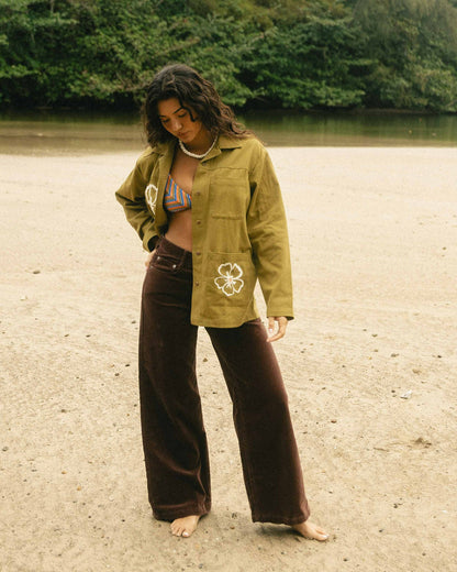 Billabong Women's Uncut Cordpants - Teak