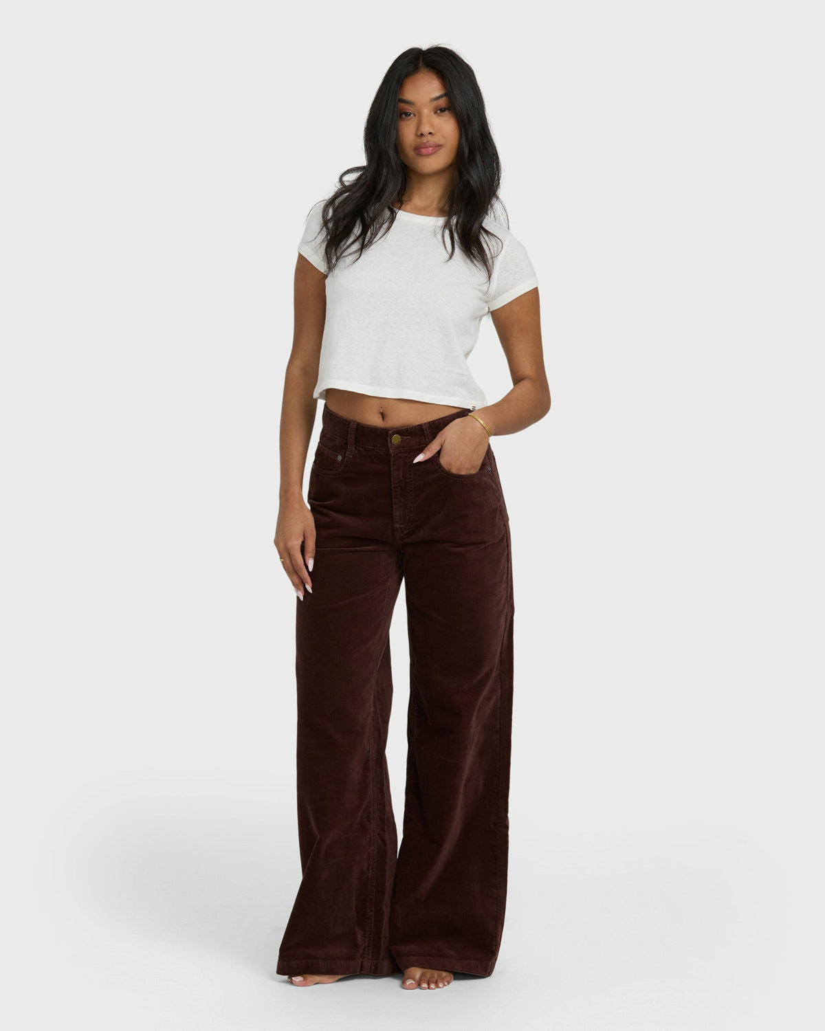 Billabong Women's Uncut Cordpants - Teak
