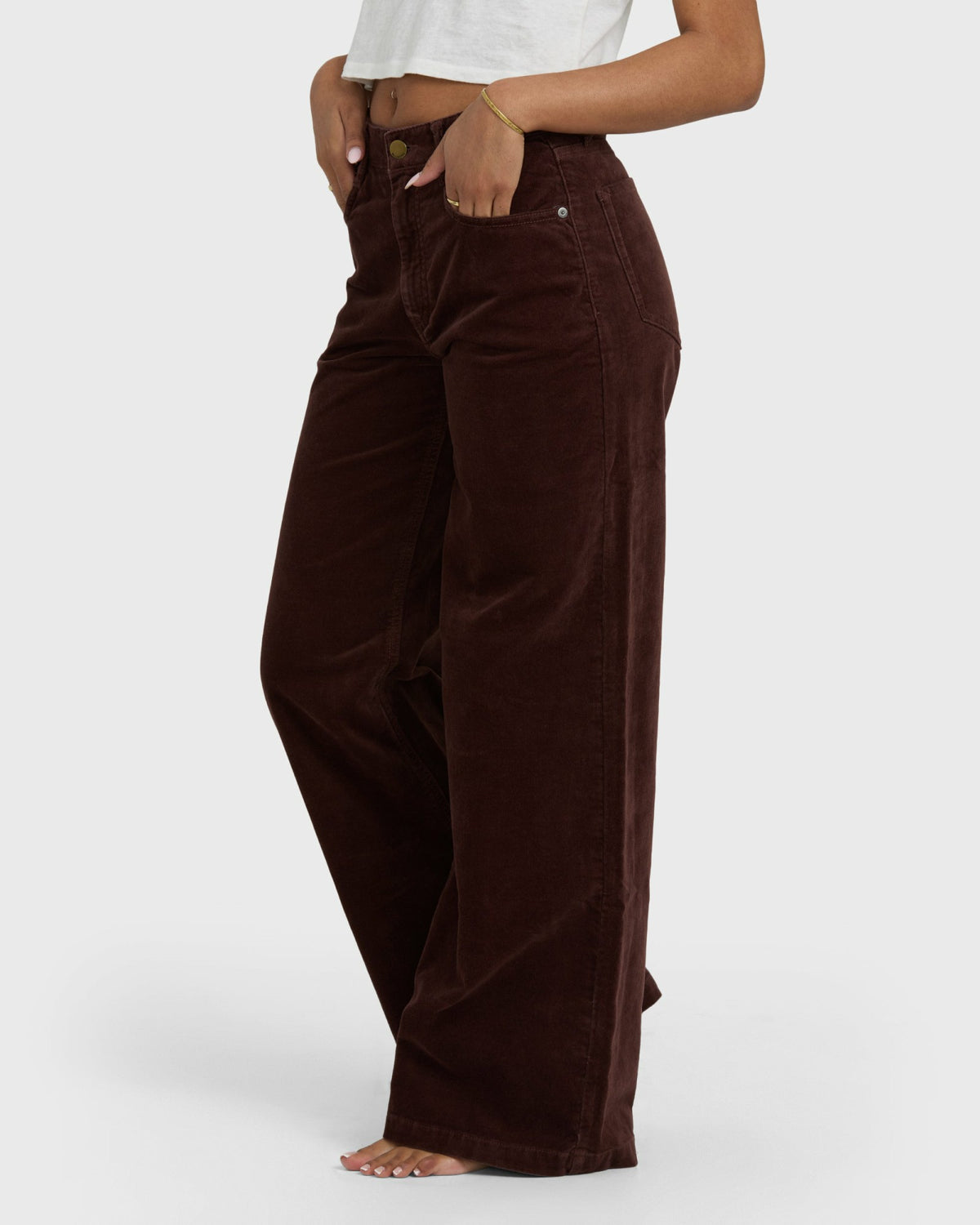 Billabong Women's Uncut Cordpants - Teak