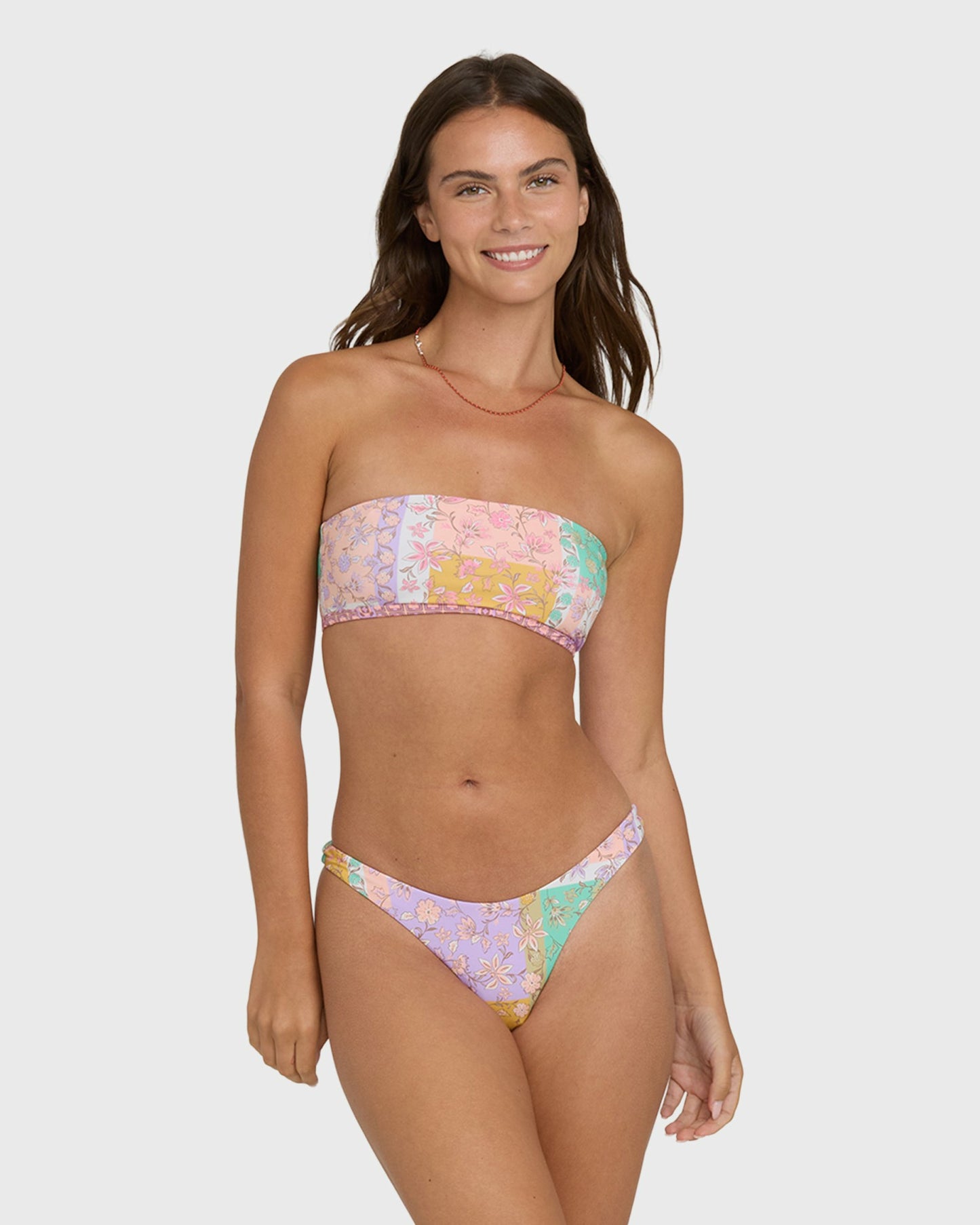 Billabong Women's Dreamy Daze Reversible Tiny Bikini Bottoms - Sweet Lilac