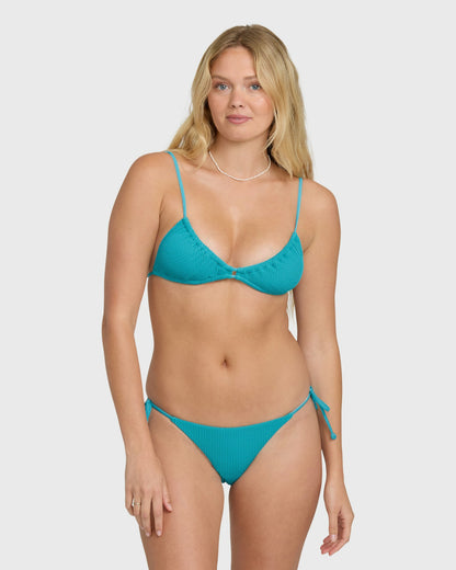 Billabong Women's Summer Hi Yd Tie-side Tanga Skimpy Bikini Bottom - Bright Marine