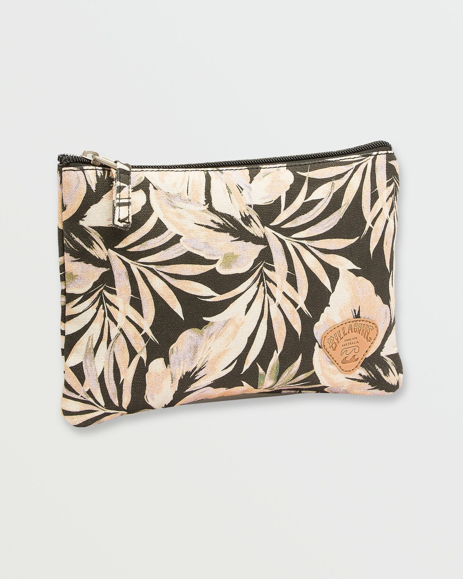 Billabong Women's Lil Snitch Zip Pouch - Black Floral