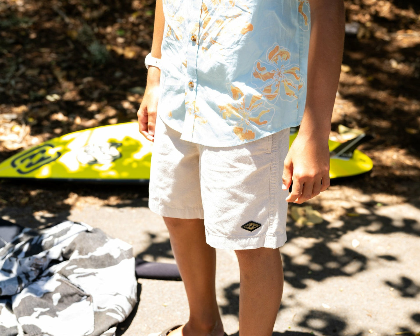 Billabong Women's Boys Sundays Short Sleeve Shirt