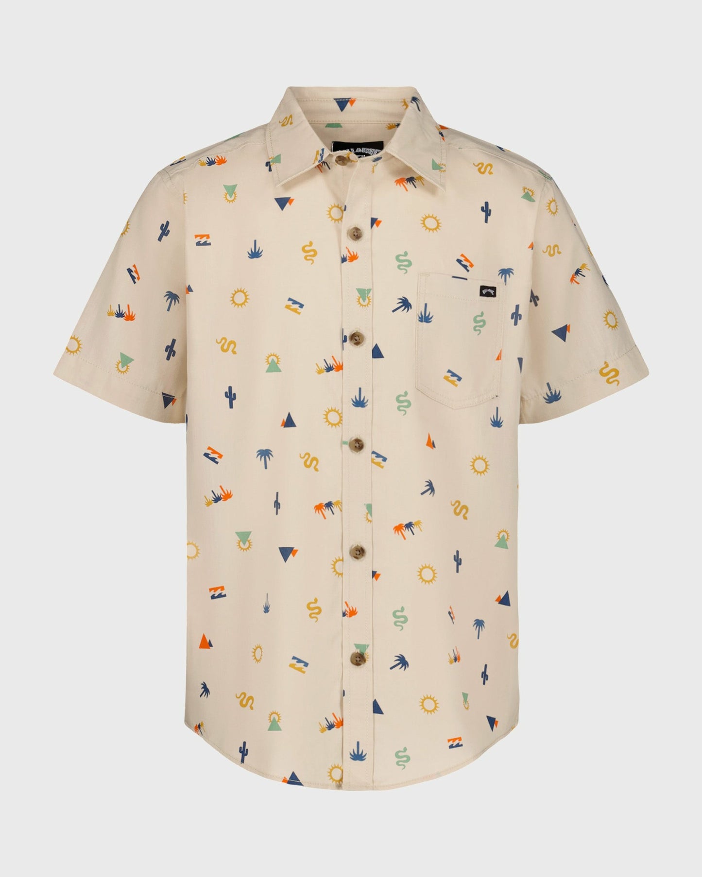 Billabong Women's Boys Sundays Short Sleeve Shirt