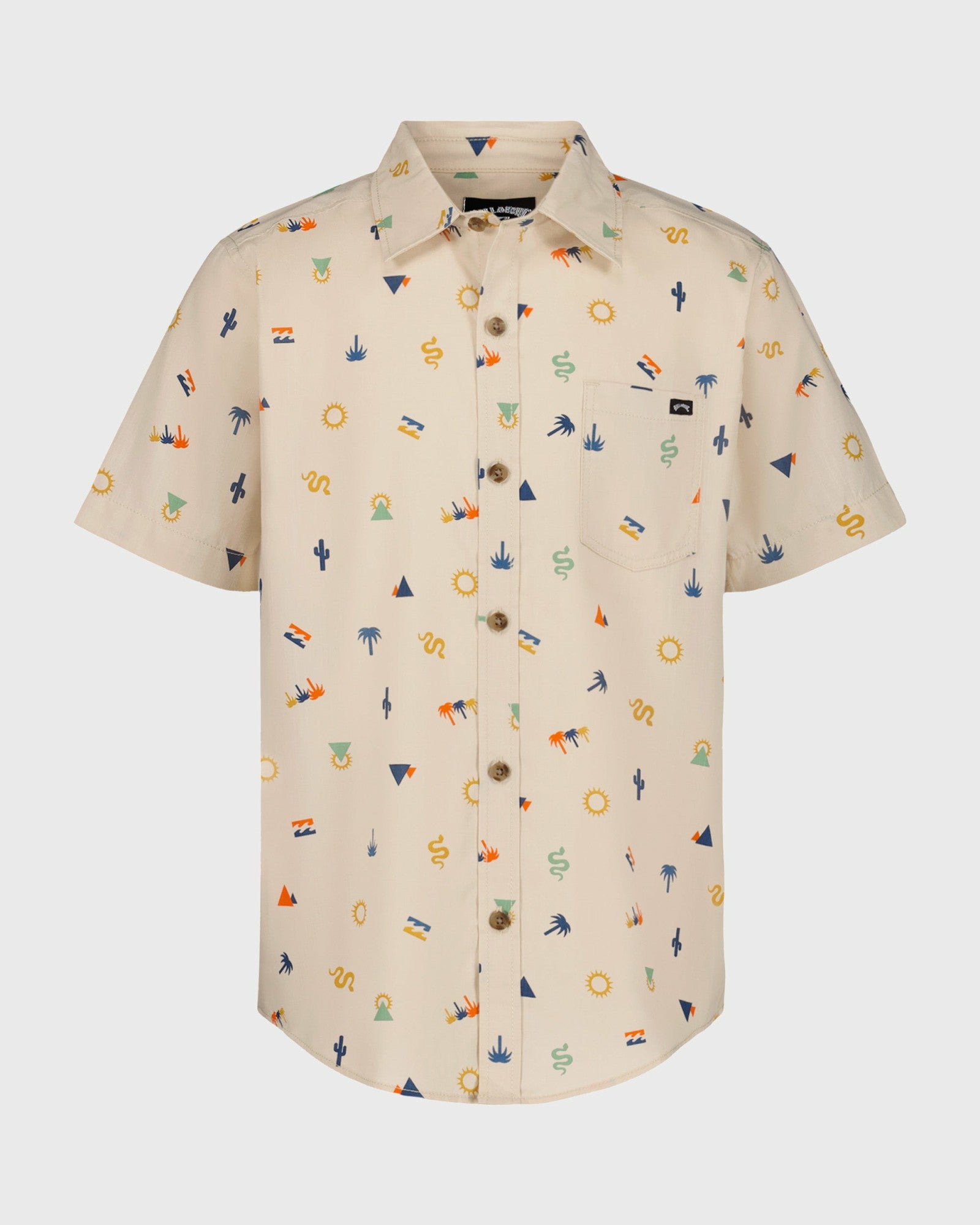 Billabong Women's Boys Sundays Short Sleeve Shirt