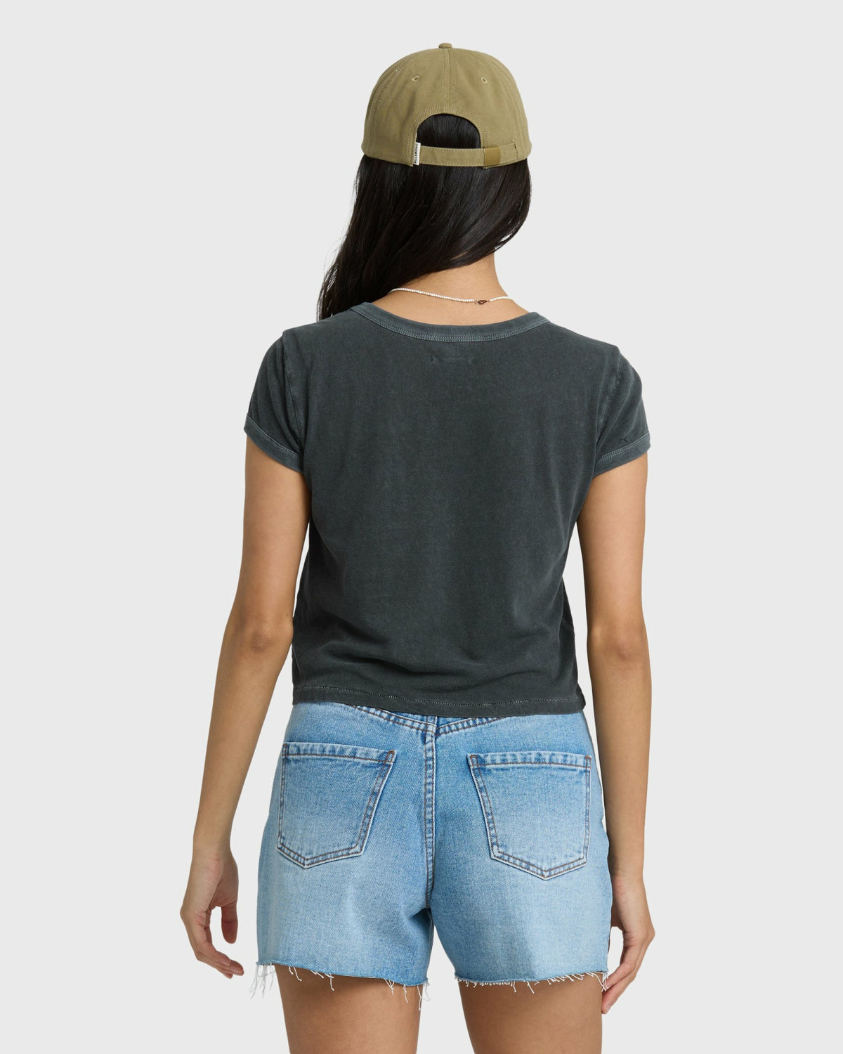 Billabong Women's Daily T Short Sleeve T-Shirt - Black Sands