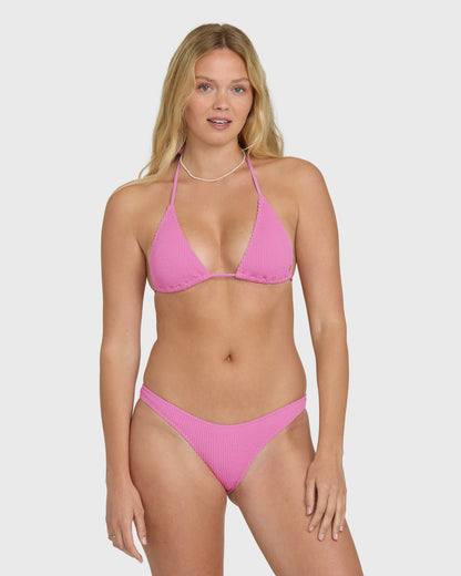 Billabong Women's Summer High Triangle Bikini Top - Party Pink