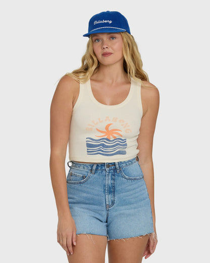 Billabong Women's It Takes You Tank Top - White Cap