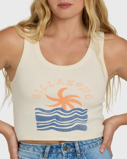 Billabong Women's It Takes You Tank Top - White Cap