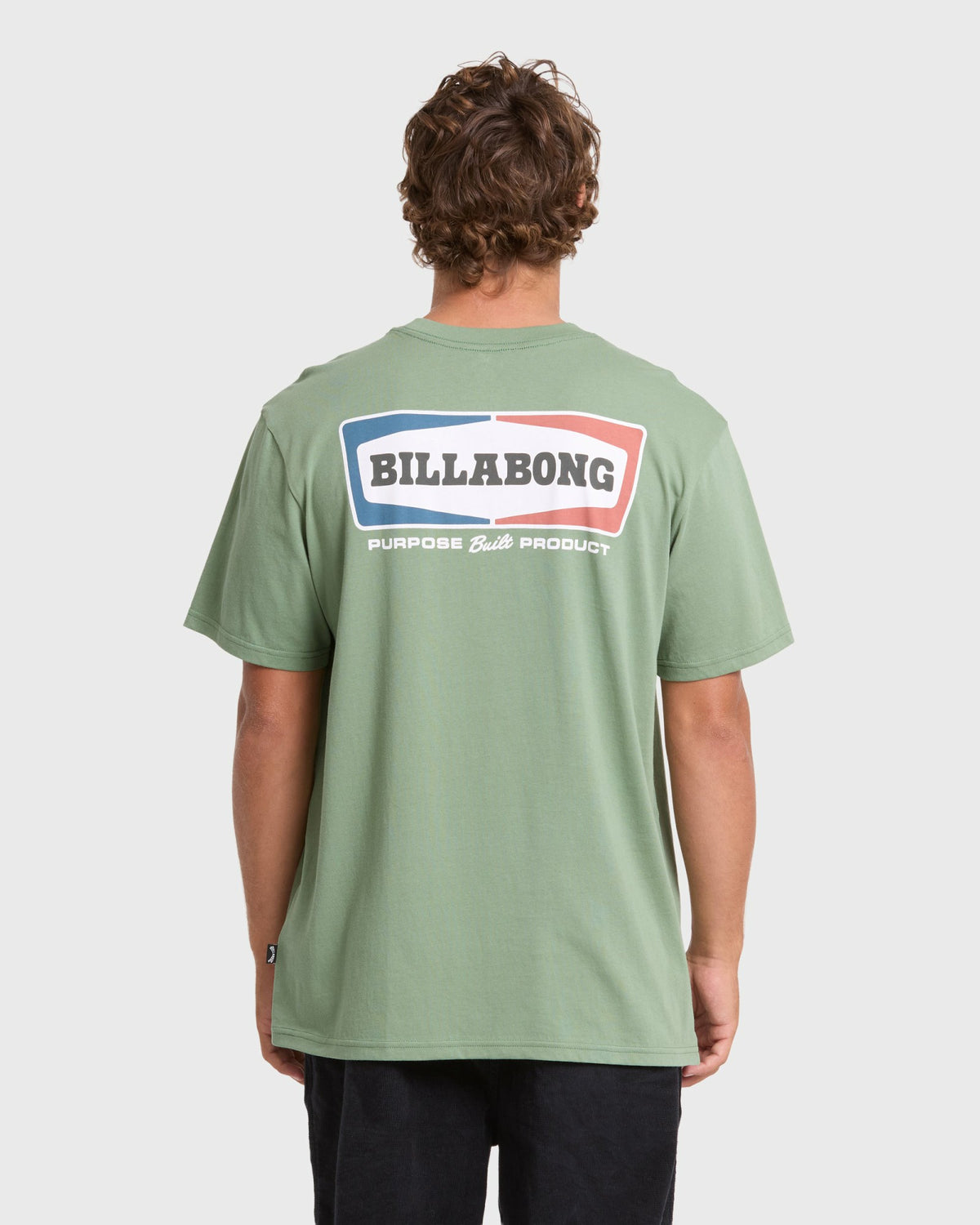 Billabong Men's Walled Premium Short Sleeve Knit T-Shirt - Hedge Green