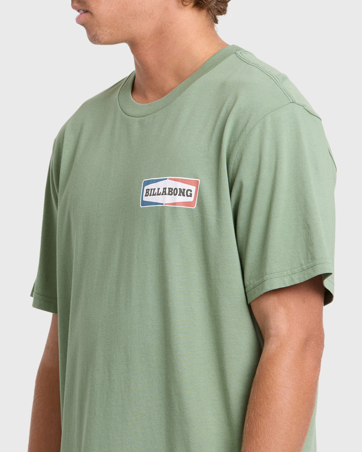 Billabong Men's Walled Premium Short Sleeve Knit T-Shirt - Hedge Green